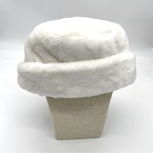 Nine West Faux Fur Cloche Cuff Hat